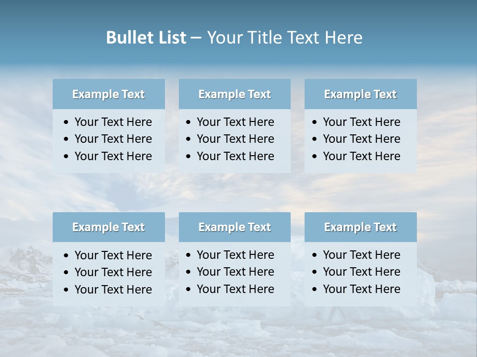 Winter Pole Beautiful PowerPoint Template