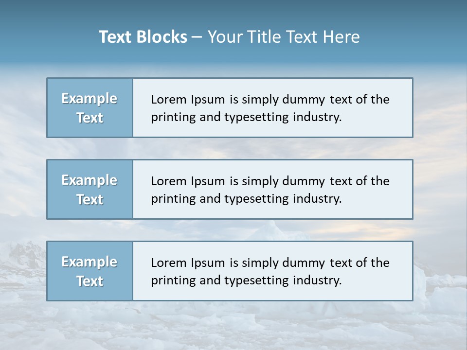 Winter Pole Beautiful PowerPoint Template