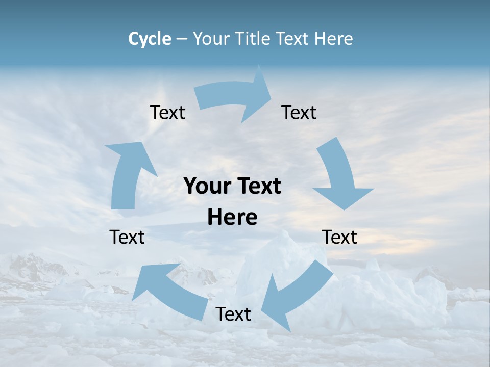 Winter Pole Beautiful PowerPoint Template