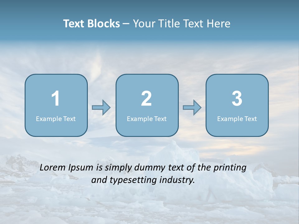 Winter Pole Beautiful PowerPoint Template