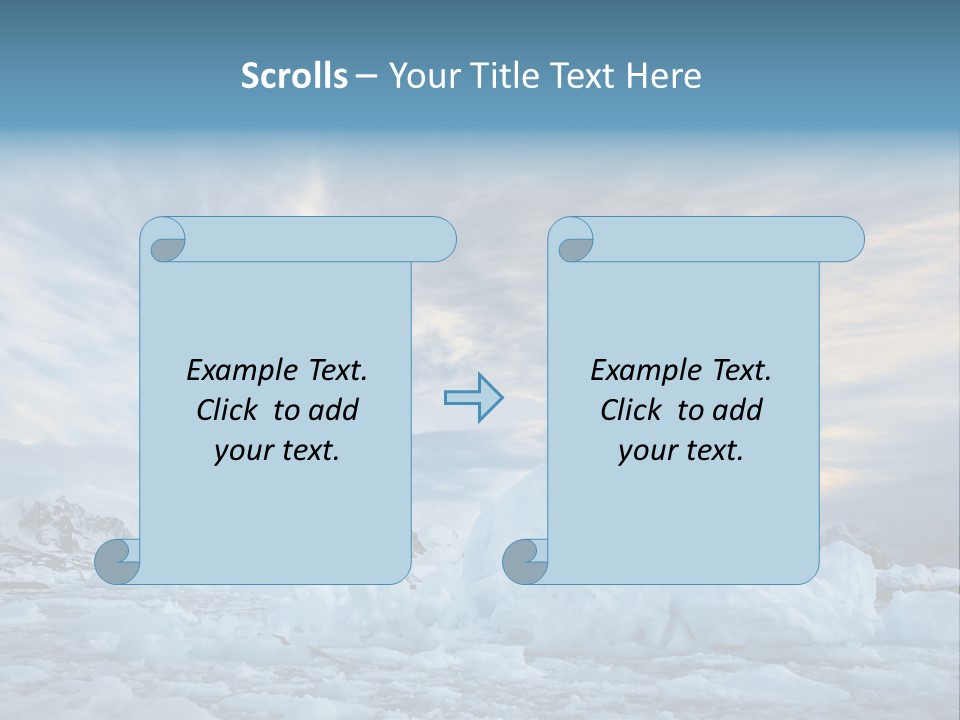 Winter Pole Beautiful PowerPoint Template