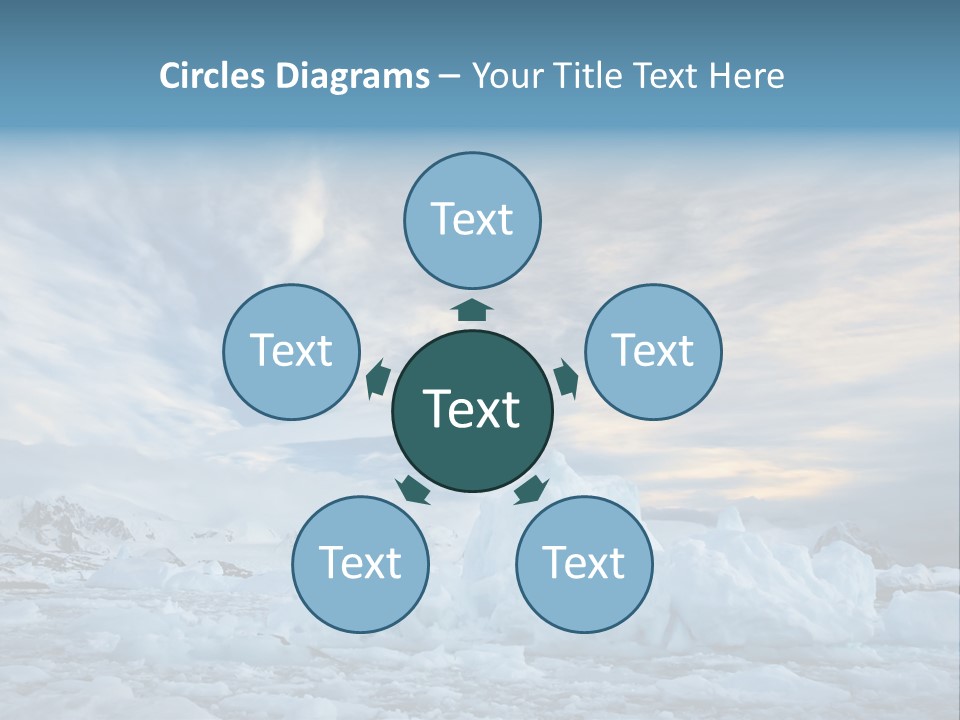 Winter Pole Beautiful PowerPoint Template