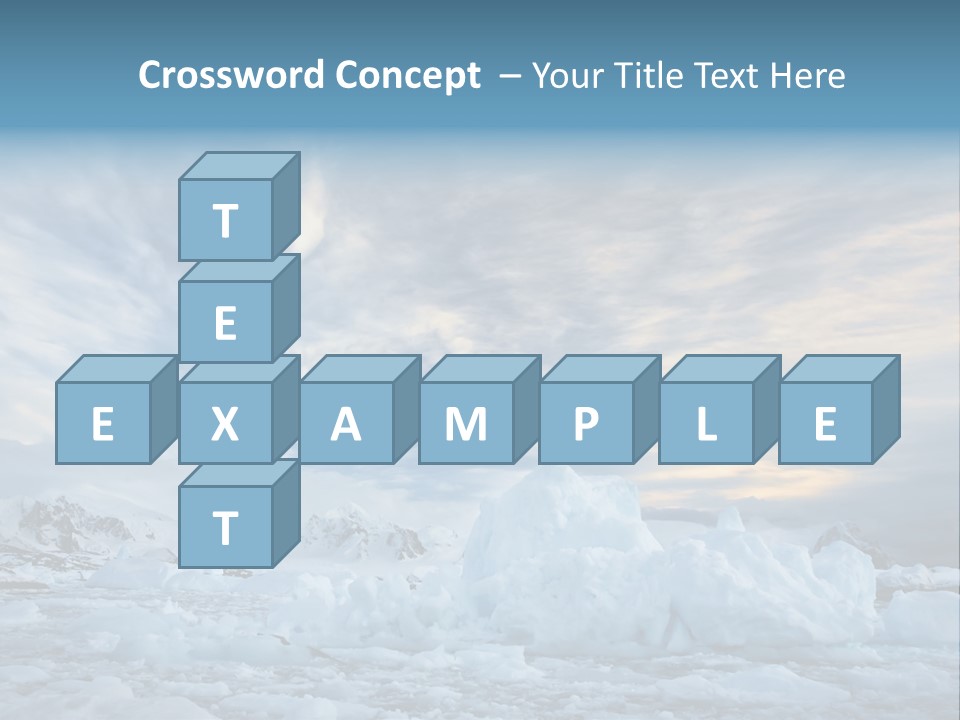 Winter Pole Beautiful PowerPoint Template