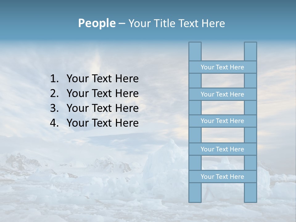 Winter Pole Beautiful PowerPoint Template