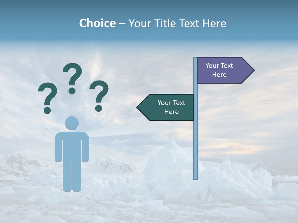 Winter Pole Beautiful PowerPoint Template