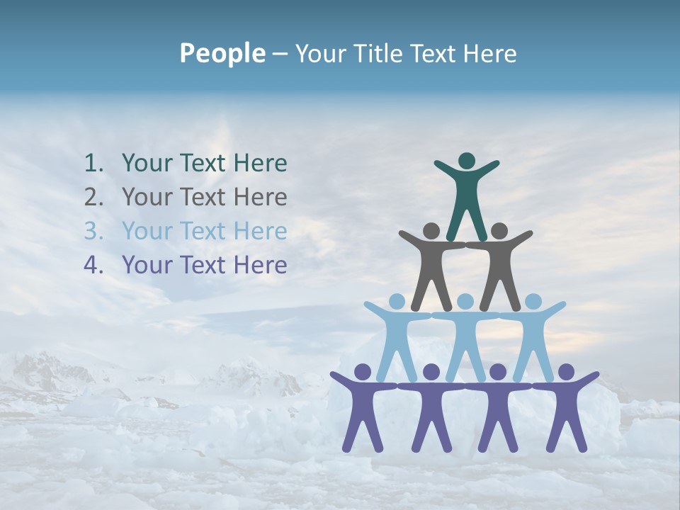 Winter Pole Beautiful PowerPoint Template