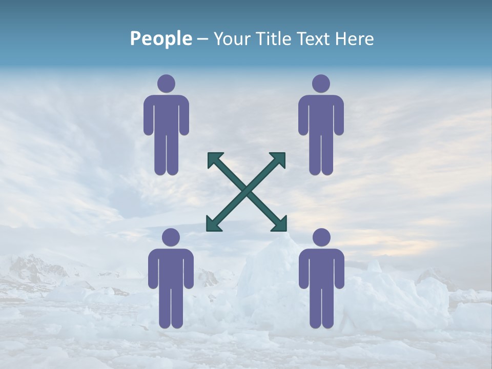 Winter Pole Beautiful PowerPoint Template