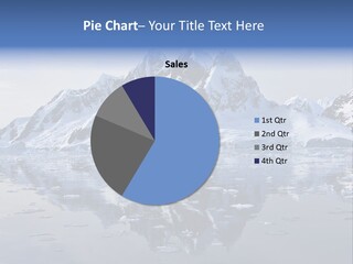 Blue Glacial Cold PowerPoint Template