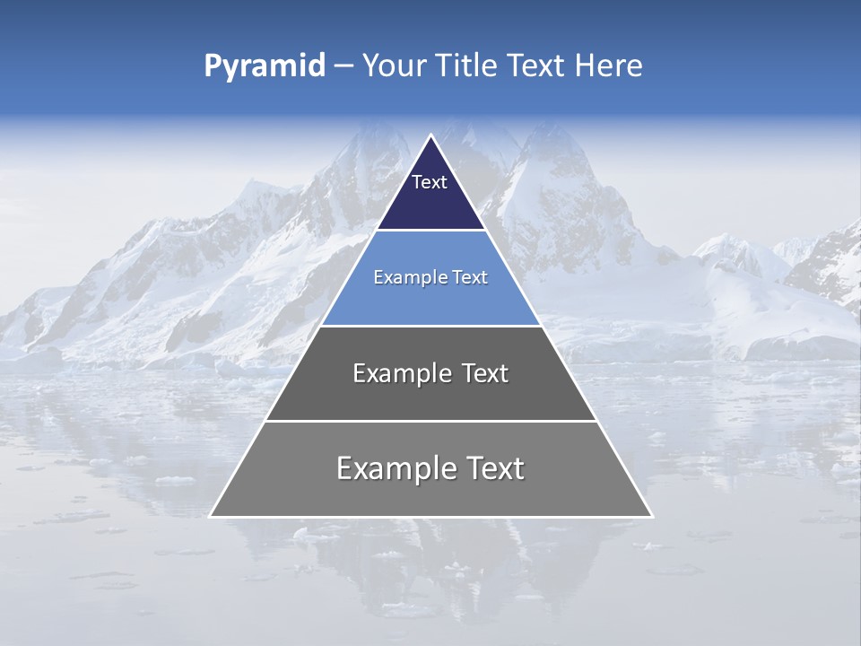 Blue Glacial Cold PowerPoint Template