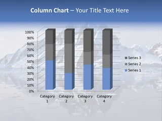 Blue Glacial Cold PowerPoint Template