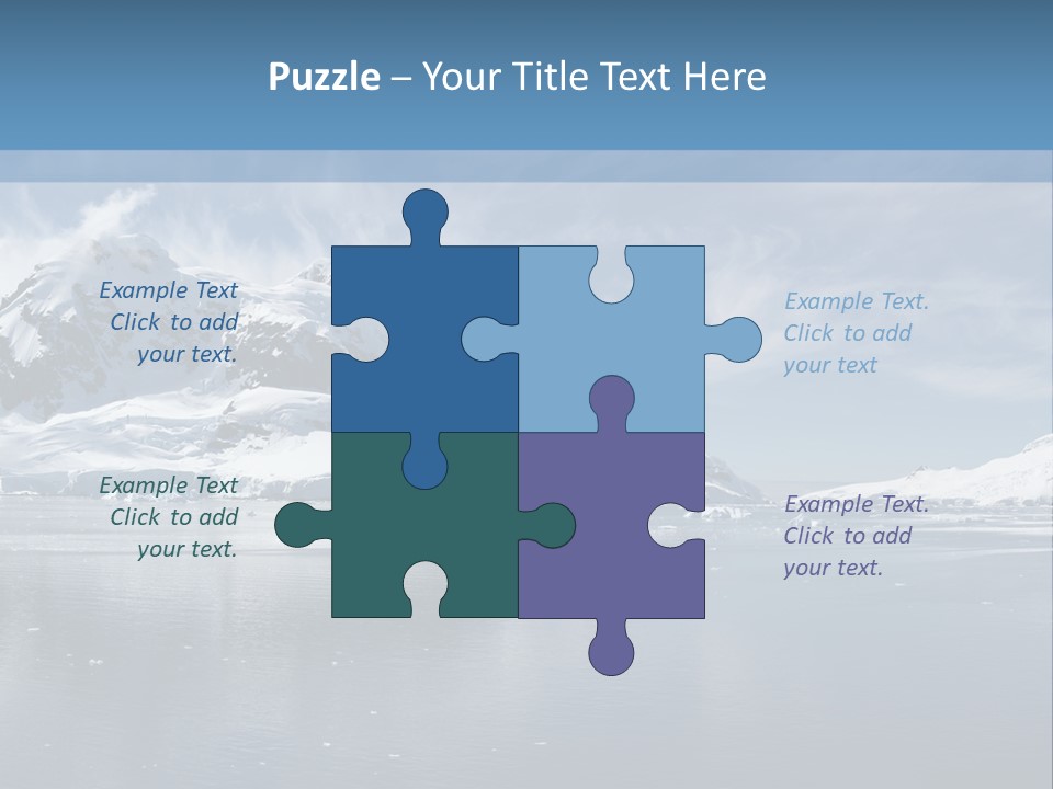 Sky Environment Glacier PowerPoint Template