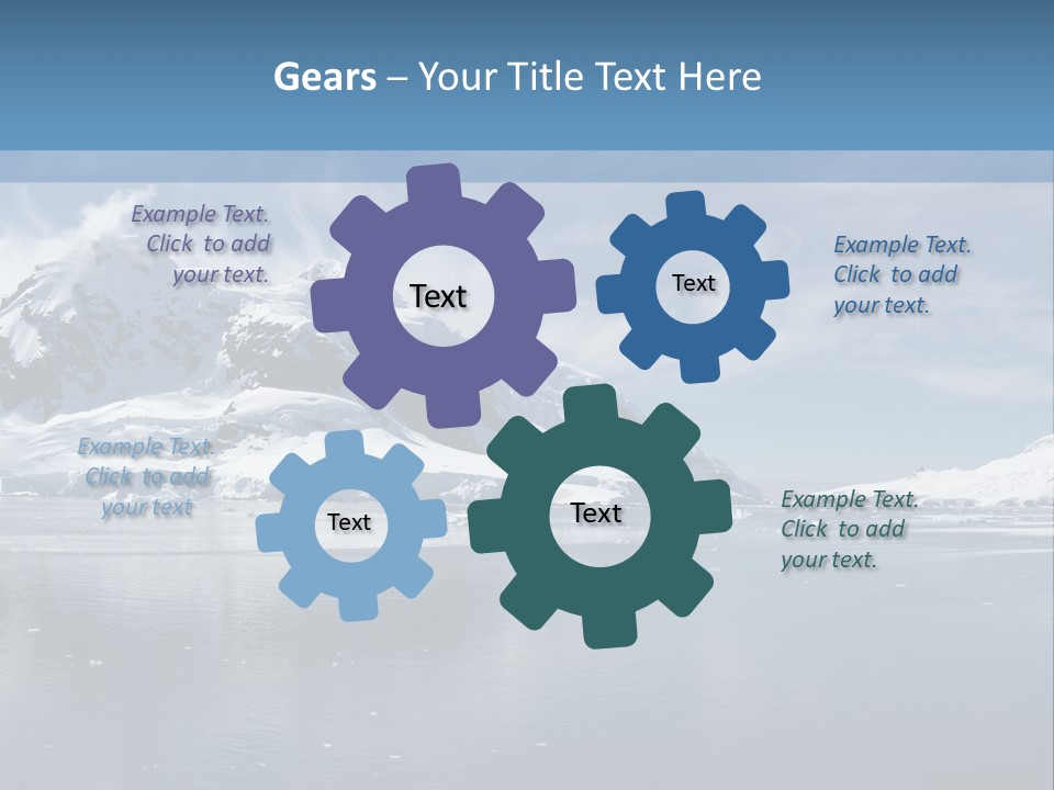 Sky Environment Glacier PowerPoint Template