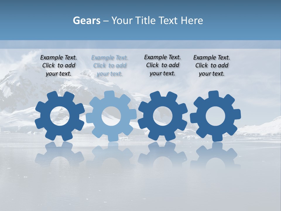 Sky Environment Glacier PowerPoint Template