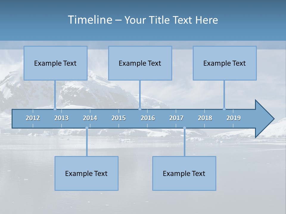Sky Environment Glacier PowerPoint Template