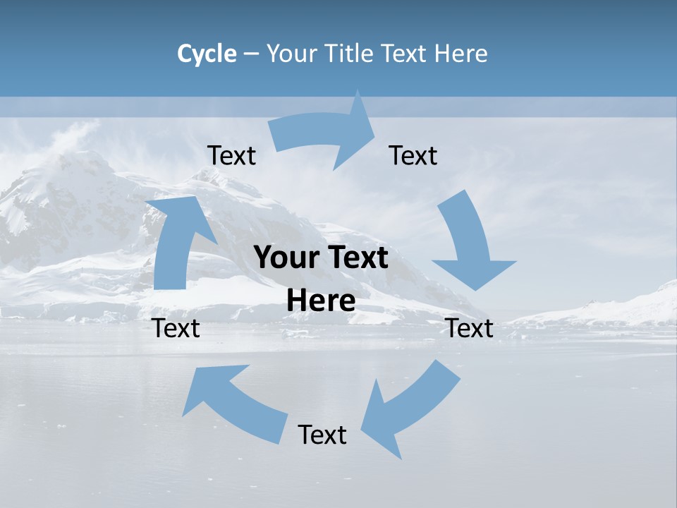 Sky Environment Glacier PowerPoint Template