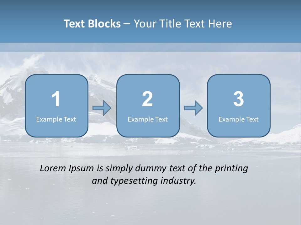 Sky Environment Glacier PowerPoint Template