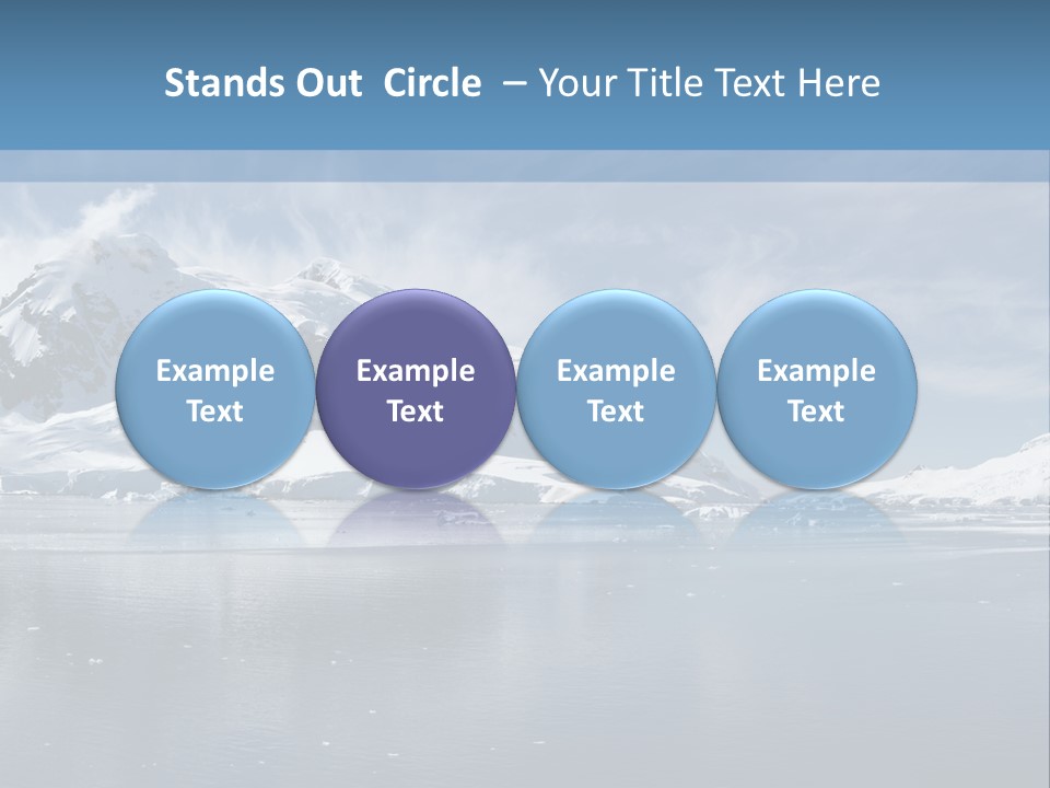 Sky Environment Glacier PowerPoint Template