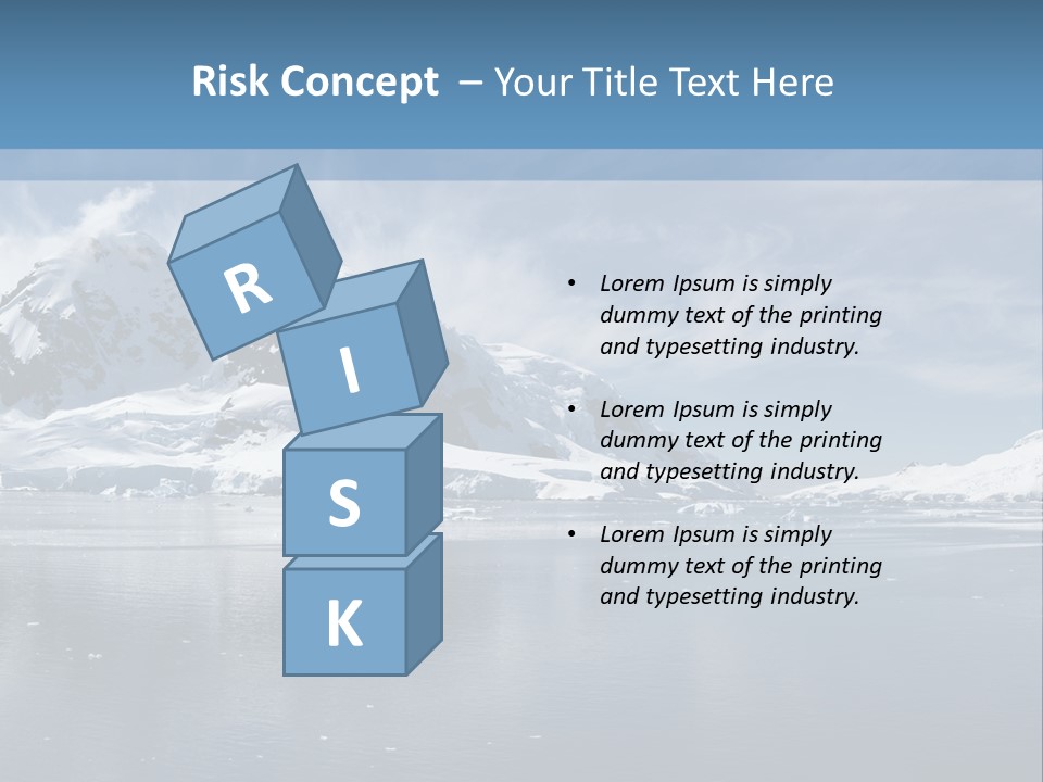 Sky Environment Glacier PowerPoint Template