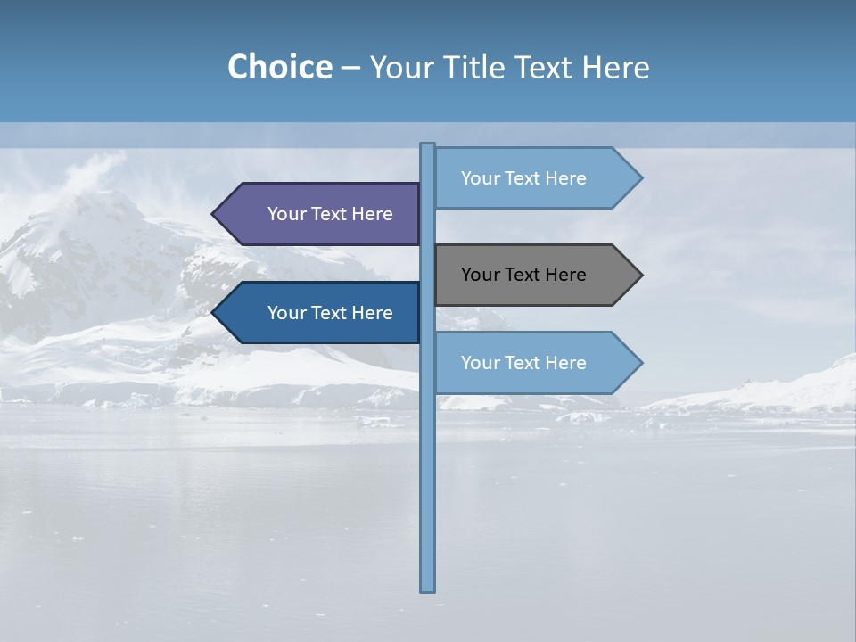 Sky Environment Glacier PowerPoint Template