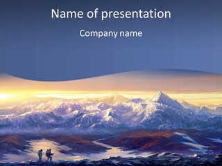 Traveling Nature Open Space PowerPoint Template