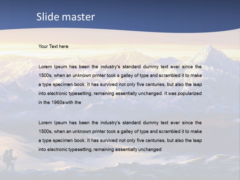 Traveling Nature Open Space PowerPoint Template