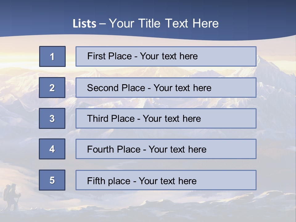 Traveling Nature Open Space PowerPoint Template