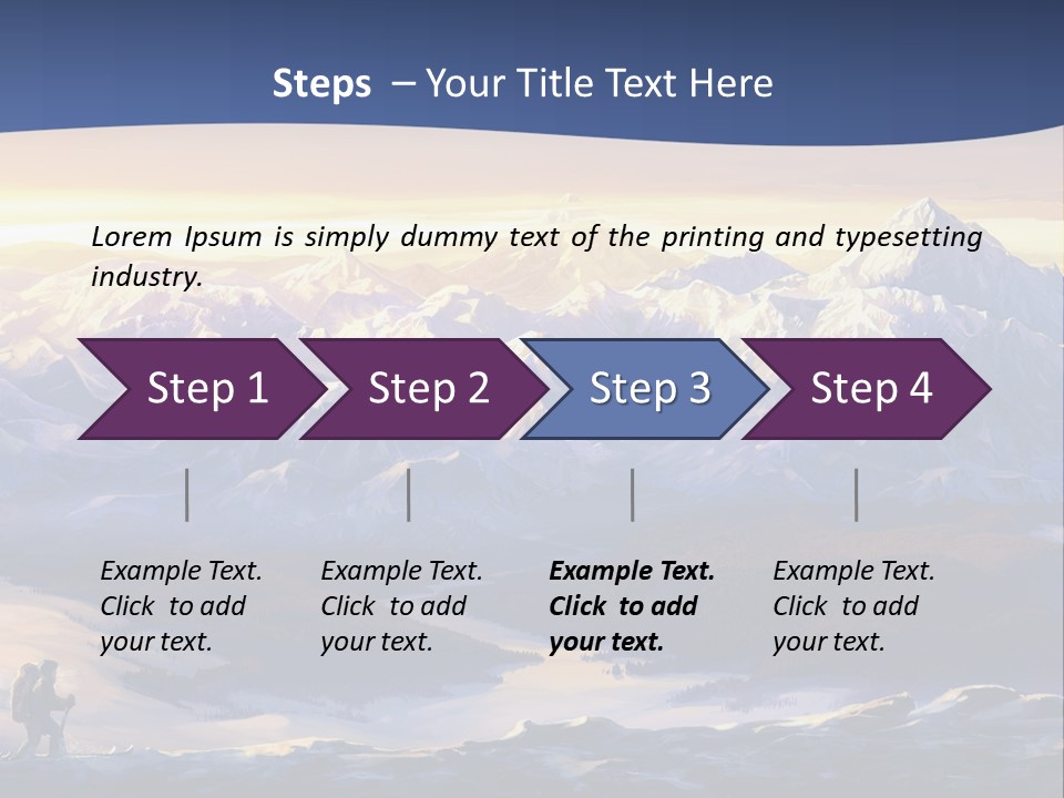 Traveling Nature Open Space PowerPoint Template