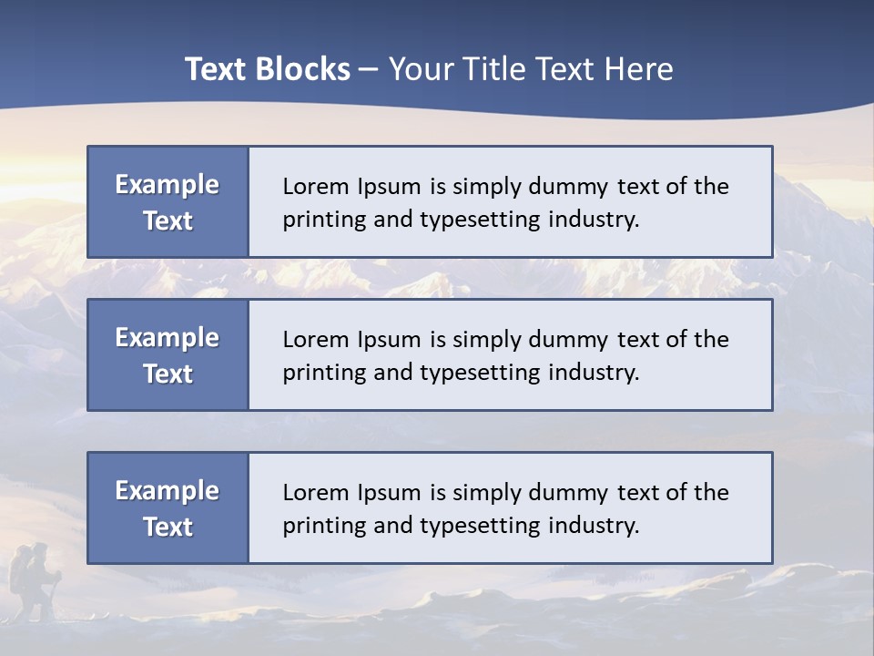Traveling Nature Open Space PowerPoint Template