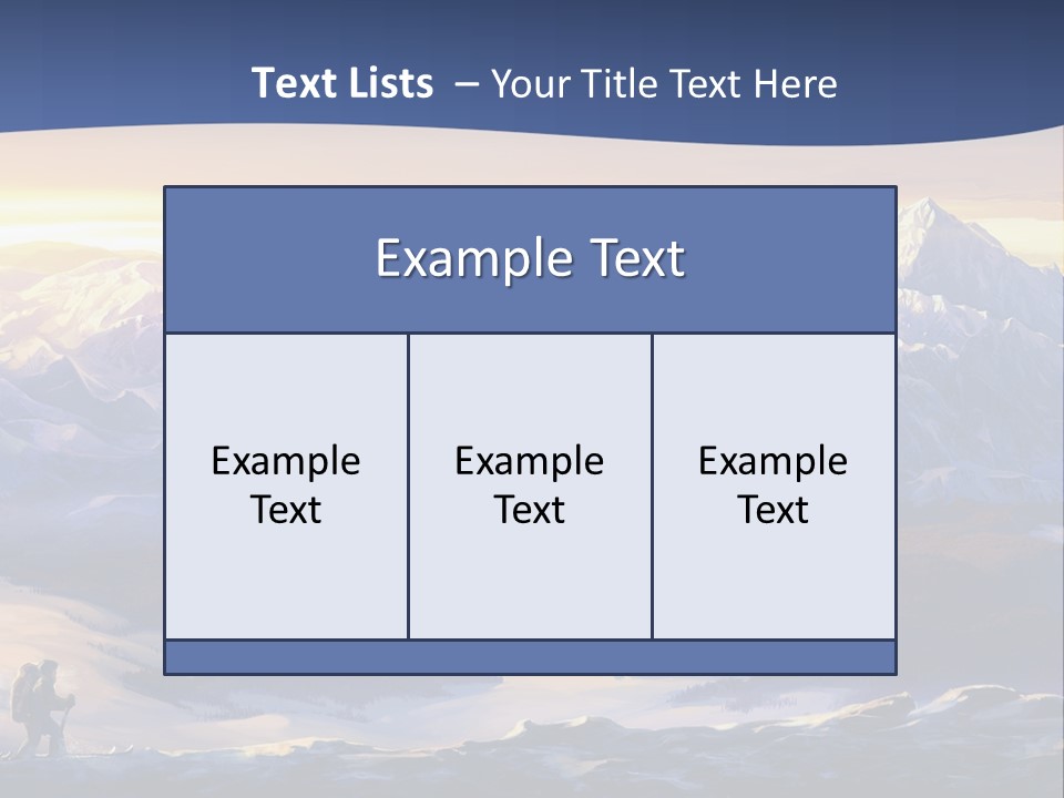 Traveling Nature Open Space PowerPoint Template