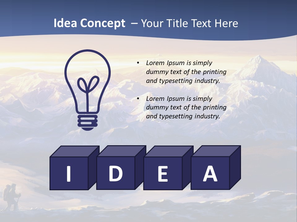 Traveling Nature Open Space PowerPoint Template