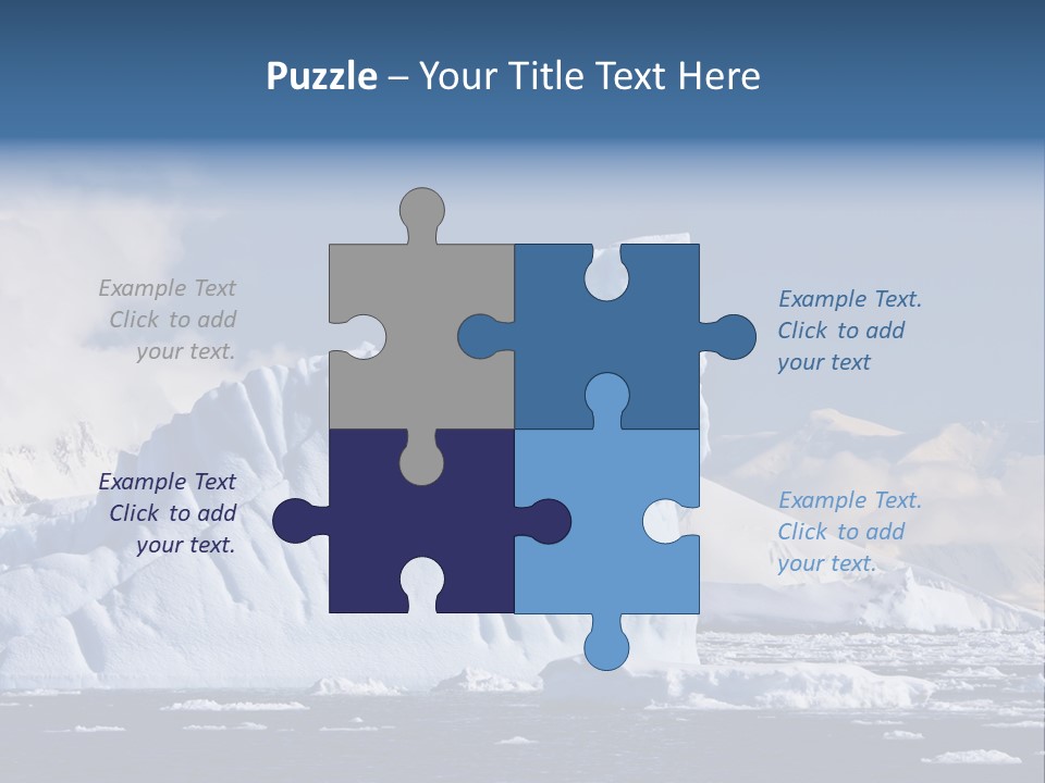 Outdoor Antarctic Clear PowerPoint Template