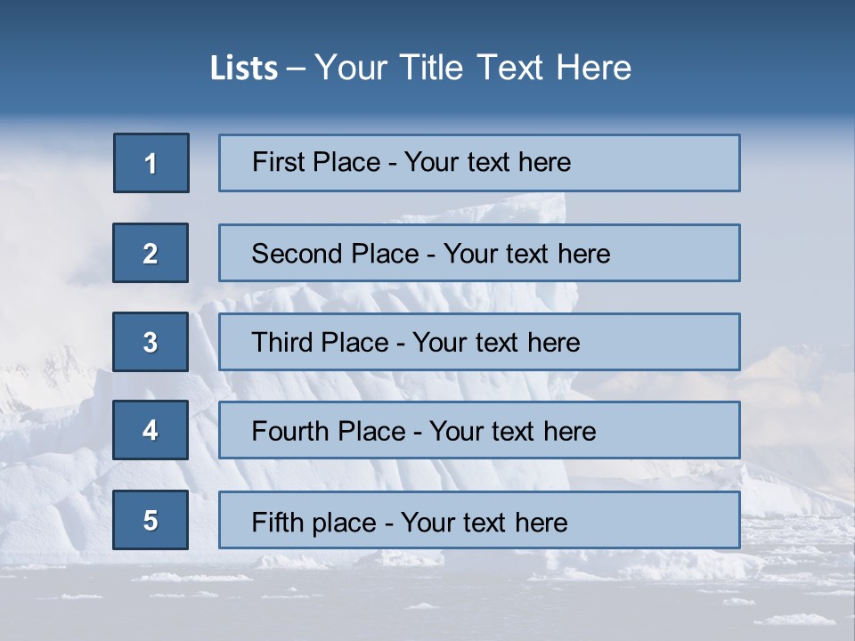Outdoor Antarctic Clear PowerPoint Template