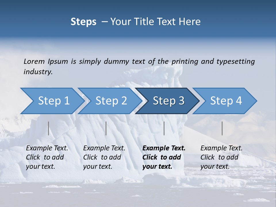 Outdoor Antarctic Clear PowerPoint Template