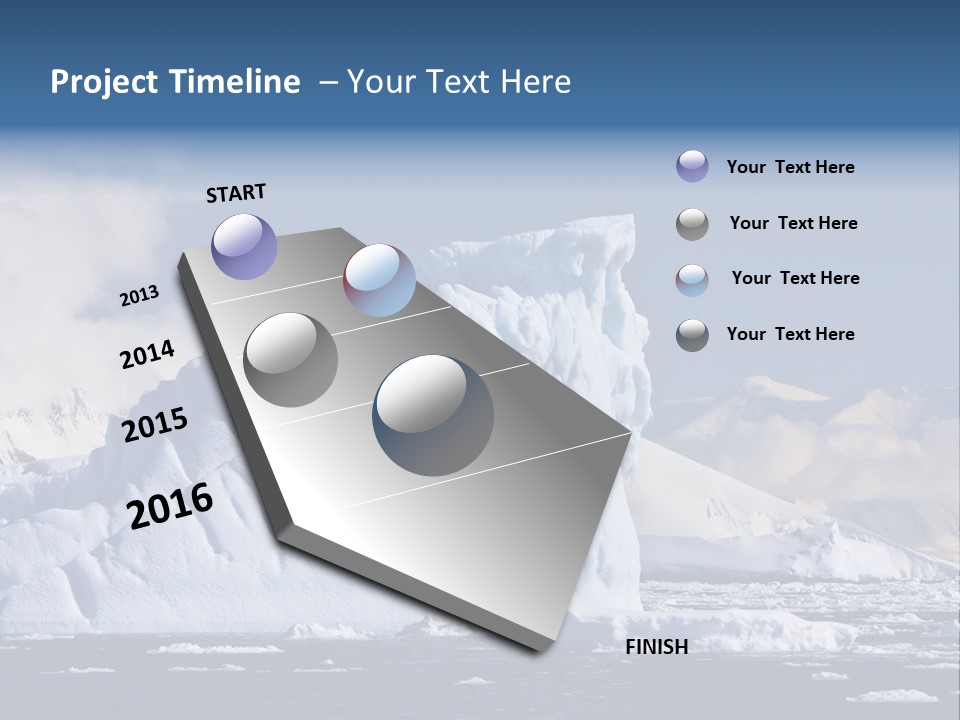 Outdoor Antarctic Clear PowerPoint Template