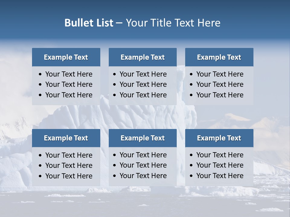 Outdoor Antarctic Clear PowerPoint Template