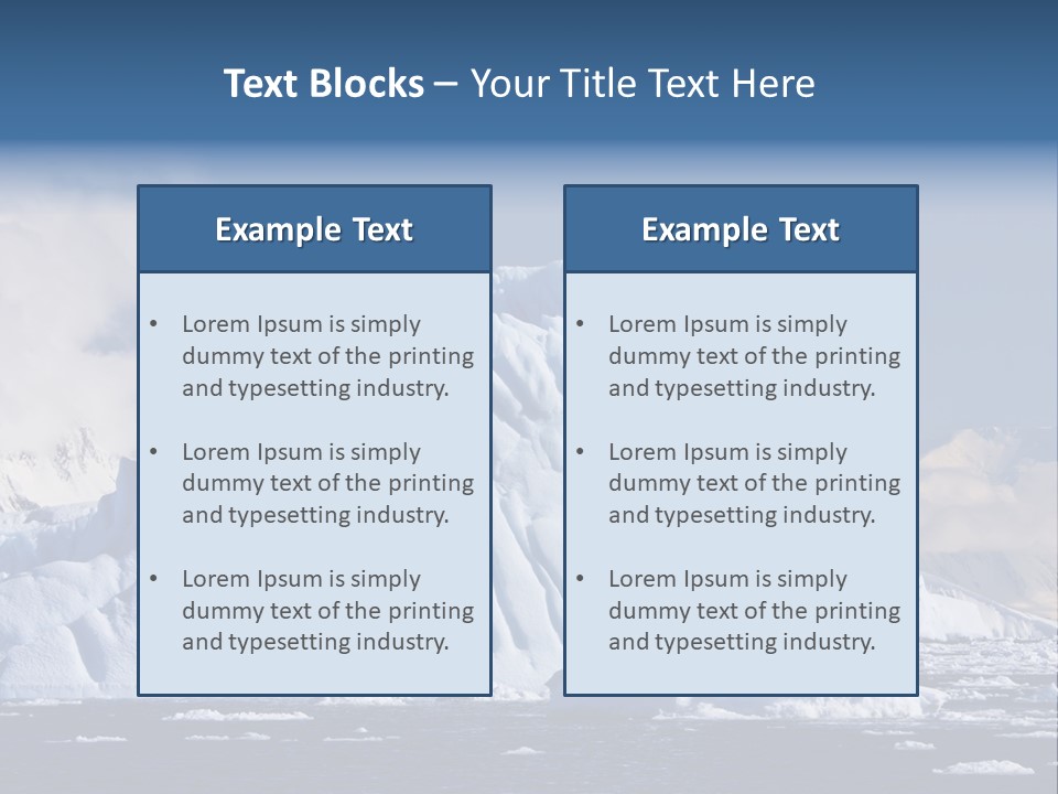 Outdoor Antarctic Clear PowerPoint Template