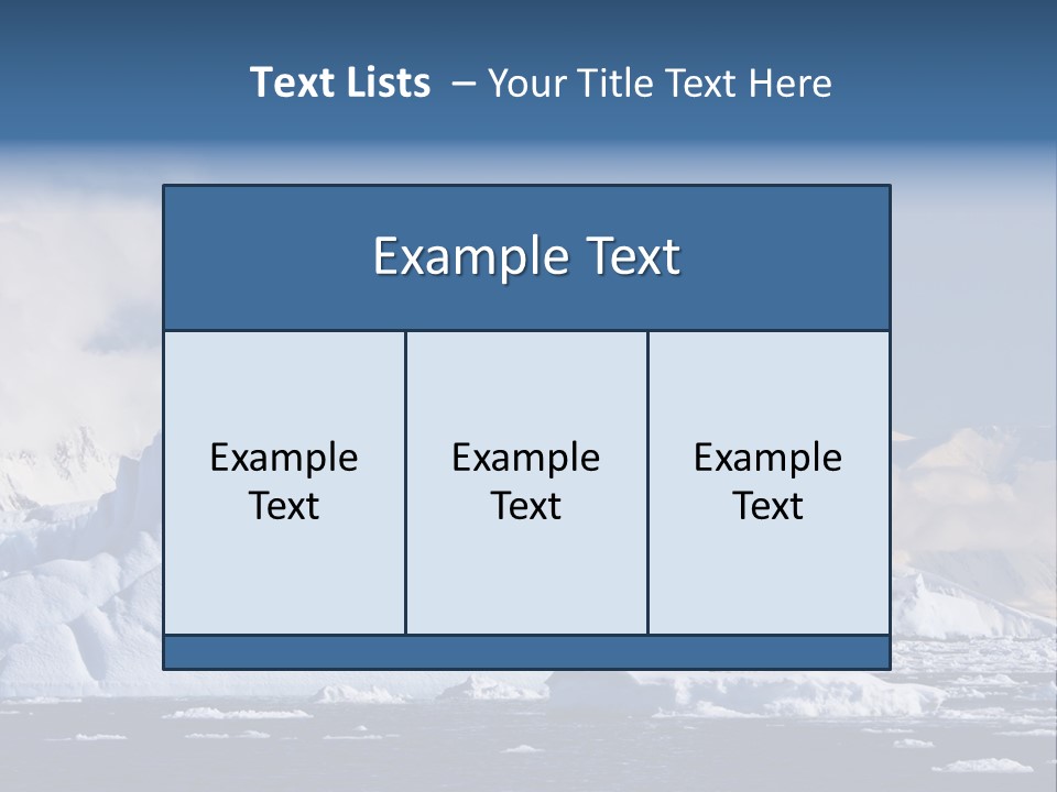 Outdoor Antarctic Clear PowerPoint Template