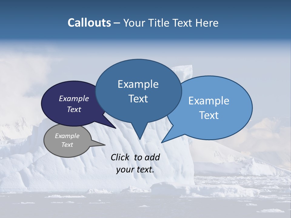 Outdoor Antarctic Clear PowerPoint Template