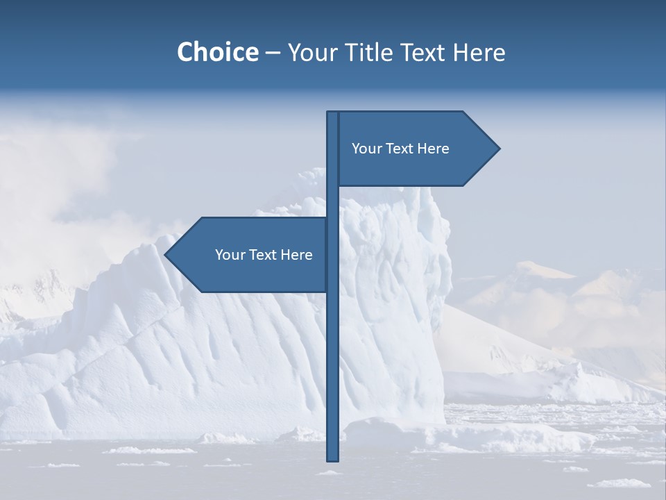 Outdoor Antarctic Clear PowerPoint Template