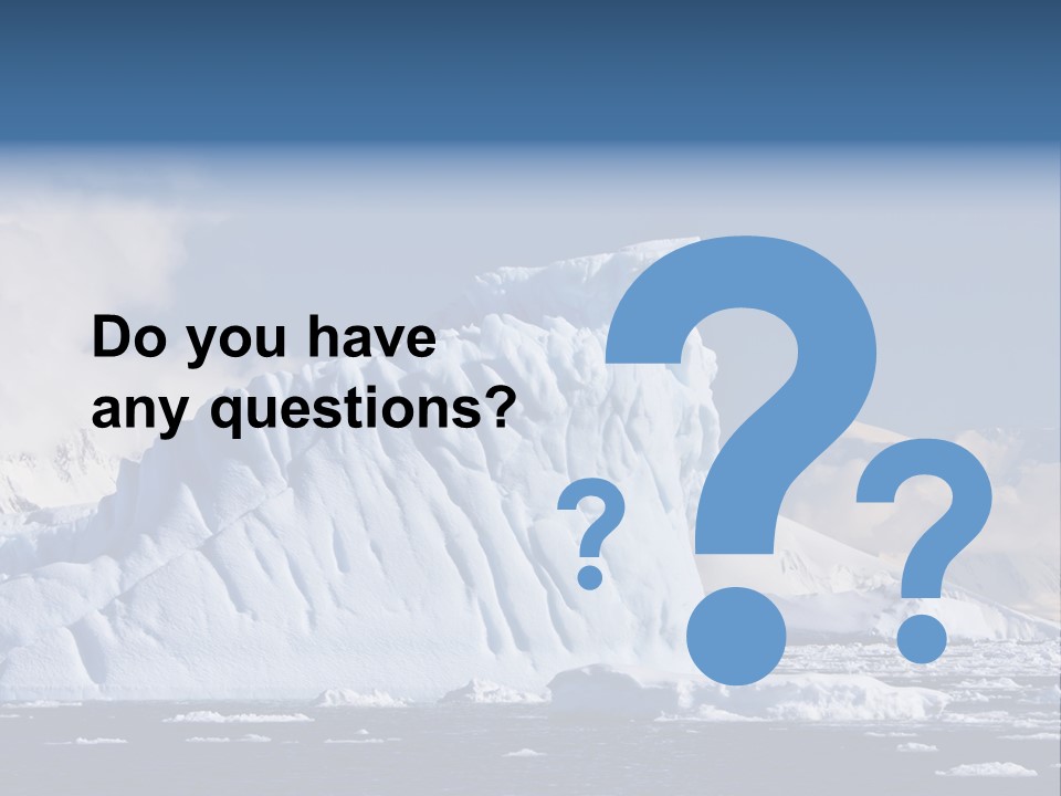 Outdoor Antarctic Clear PowerPoint Template