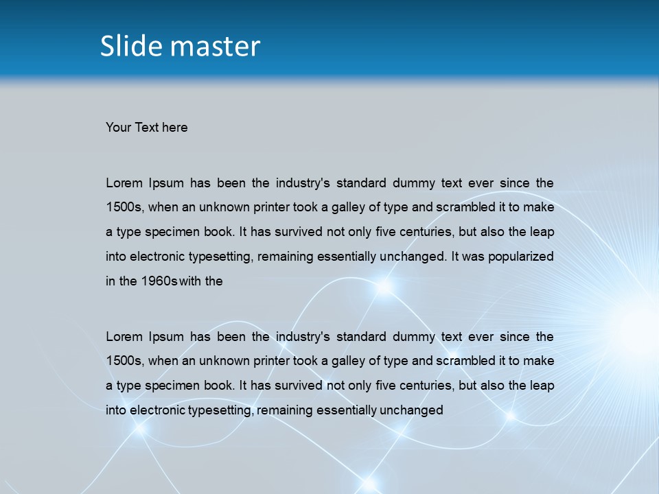 Cut Motion Fiber PowerPoint Template