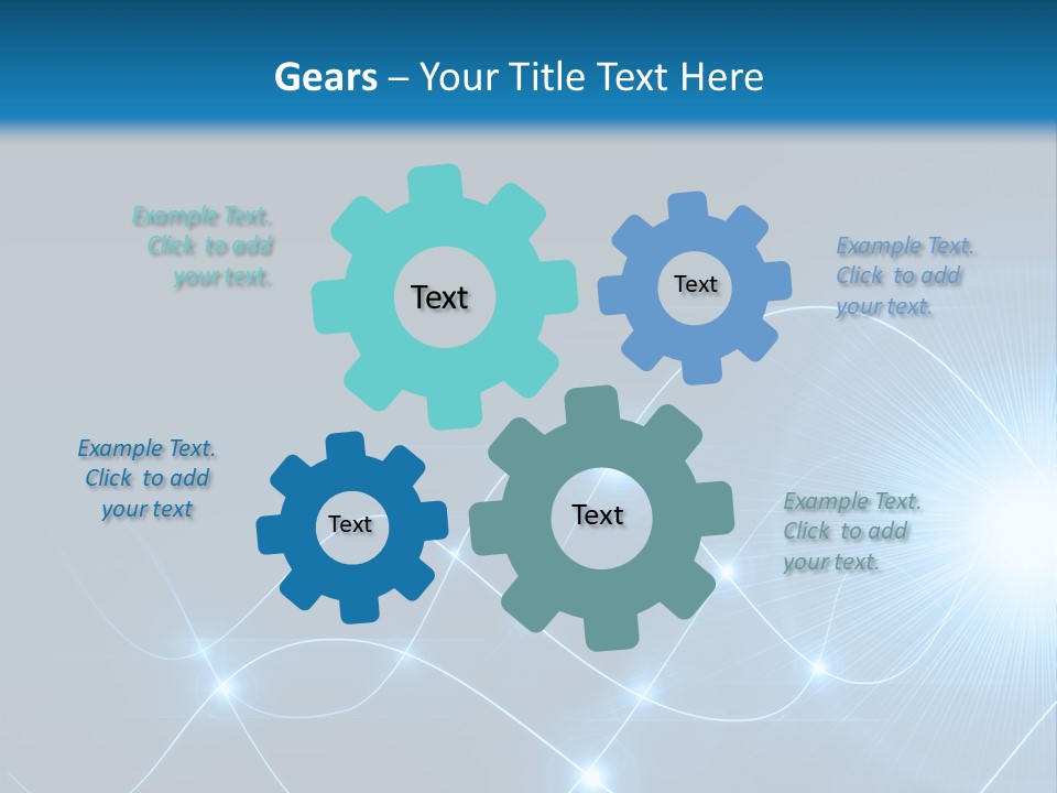 Cut Motion Fiber PowerPoint Template