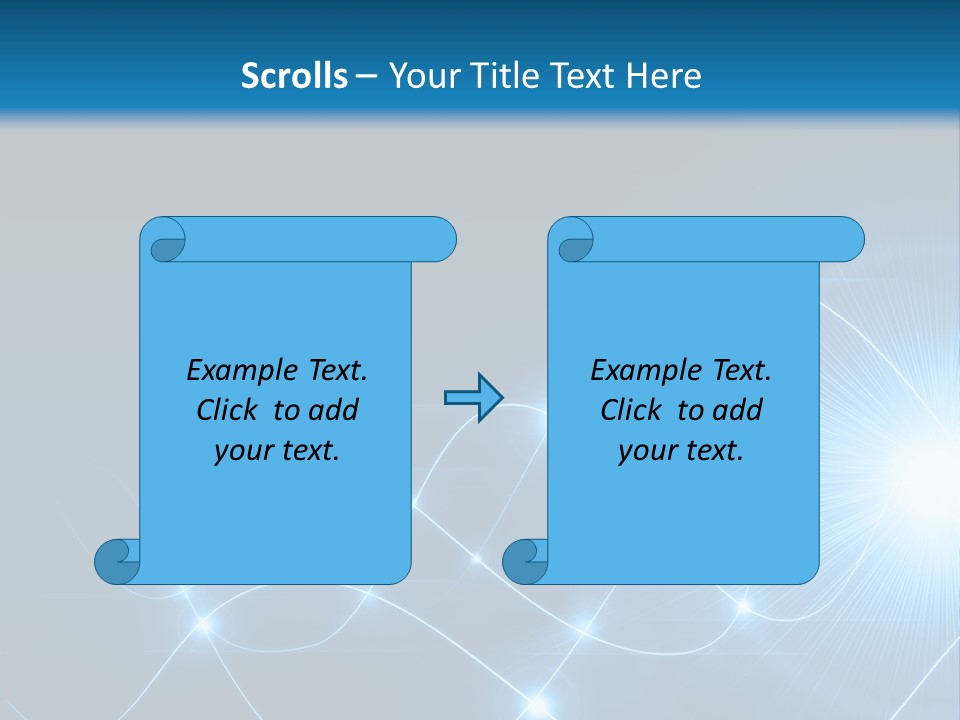 Cut Motion Fiber PowerPoint Template