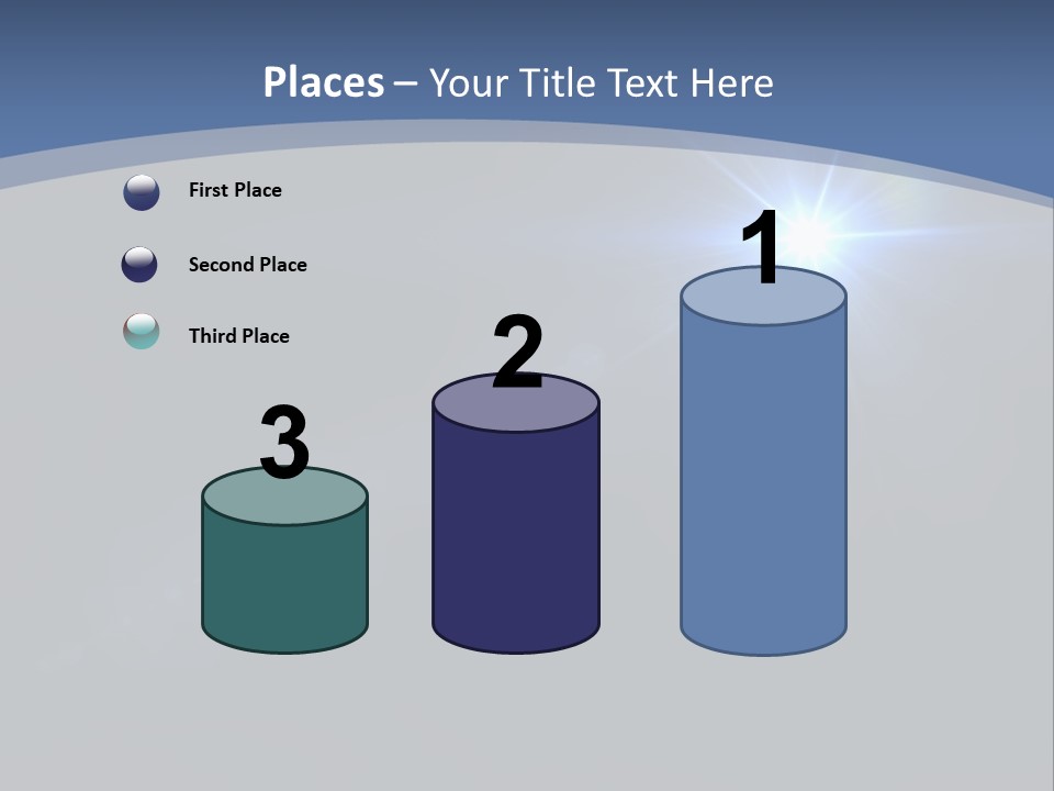 Blau Linsen Hintergrund PowerPoint Template