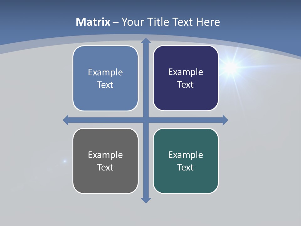 Blau Linsen Hintergrund PowerPoint Template