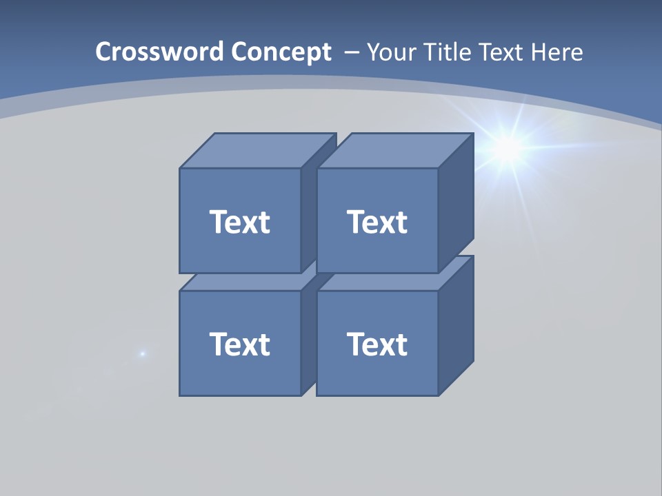 Blau Linsen Hintergrund PowerPoint Template