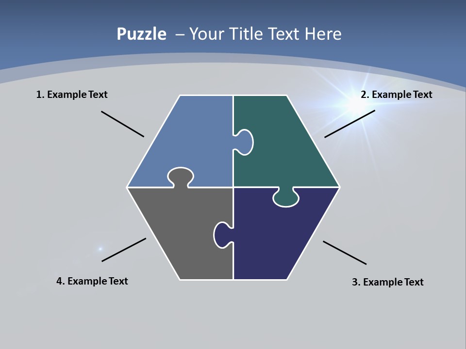 Blau Linsen Hintergrund PowerPoint Template