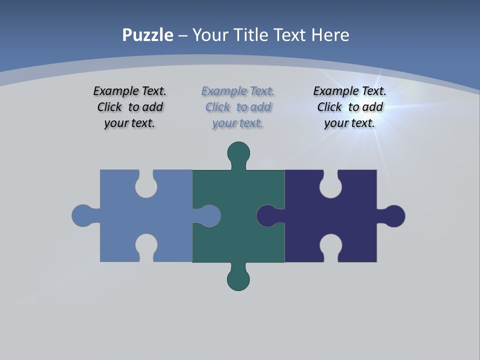 Blau Linsen Hintergrund PowerPoint Template