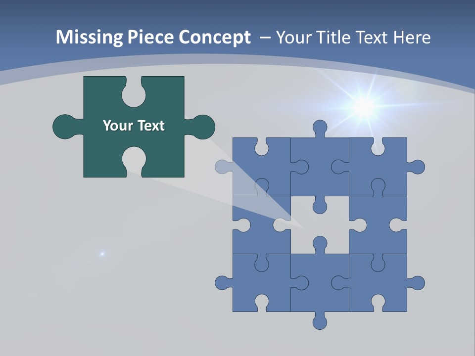 Blau Linsen Hintergrund PowerPoint Template