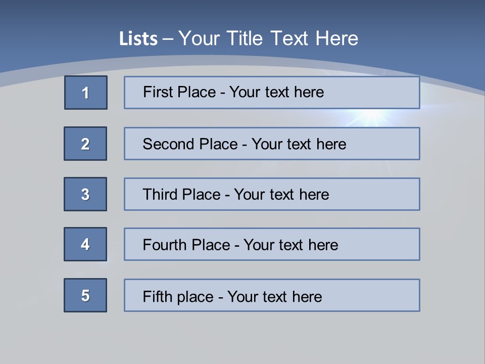 Blau Linsen Hintergrund PowerPoint Template
